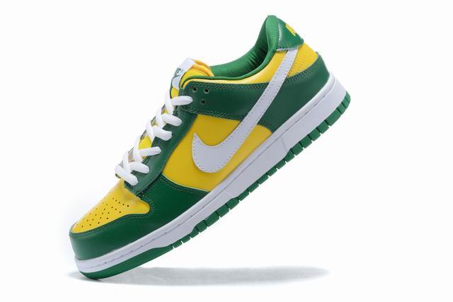 Cheap Nike Dunk Sb Men's Shoes Green Yellow White-25 - Click Image to Close